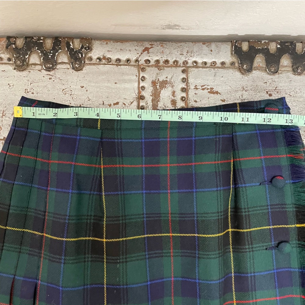 ALJean Plaid Midi Pleated Skirt - Picture 8 of 16